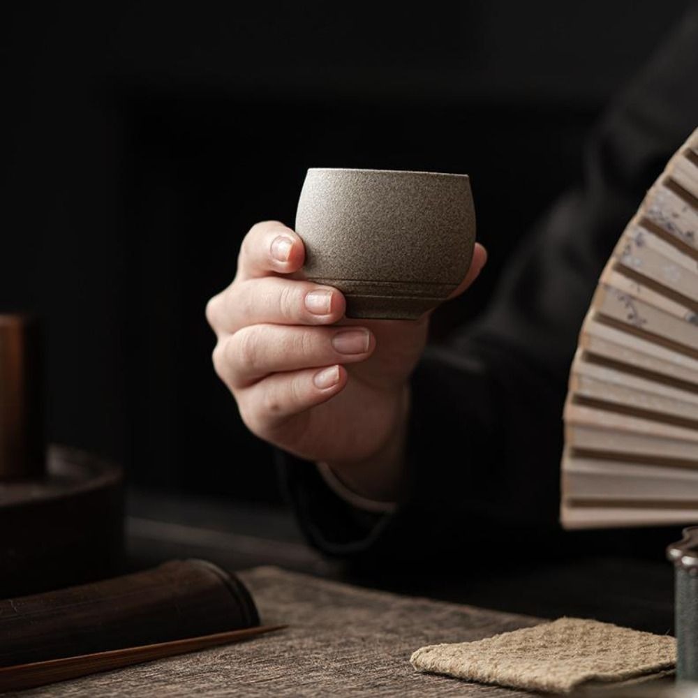 Handmade Ceramic Mug - Чайный сервиз кунг-фу, японская керамическая чашка