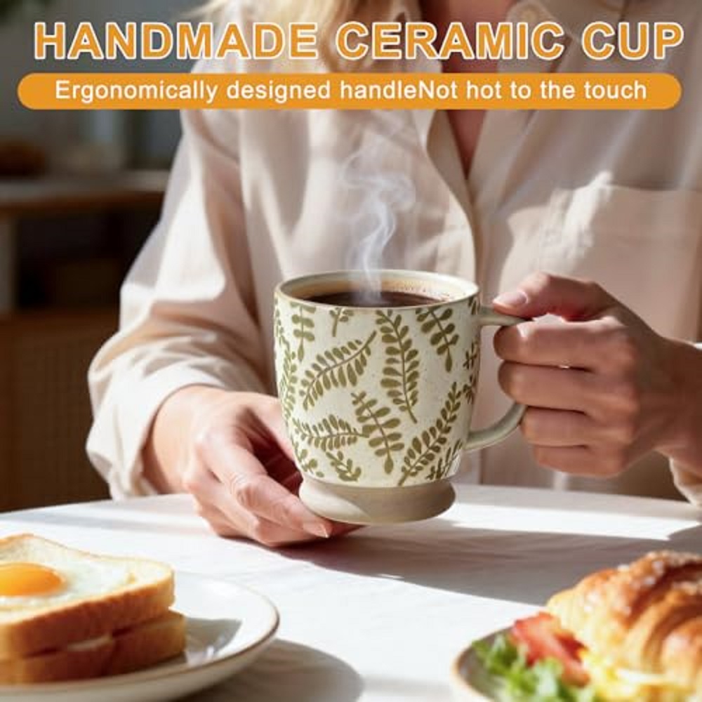 Кружка для кофе 18 унций в под – обзор и цена Handmade Ceramic Mug