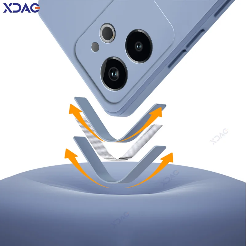 Роскошный двухслойный чехол дл – обзор и цена Realme Gt 6